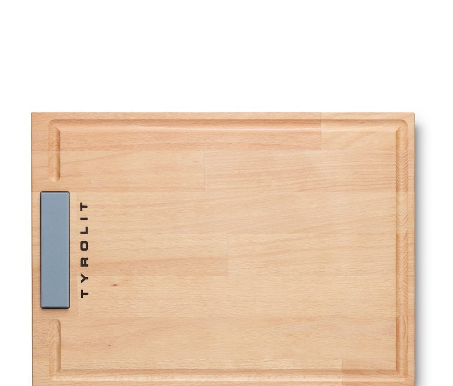 Tagliere TYROLIT Life Plus con pietra per affilare