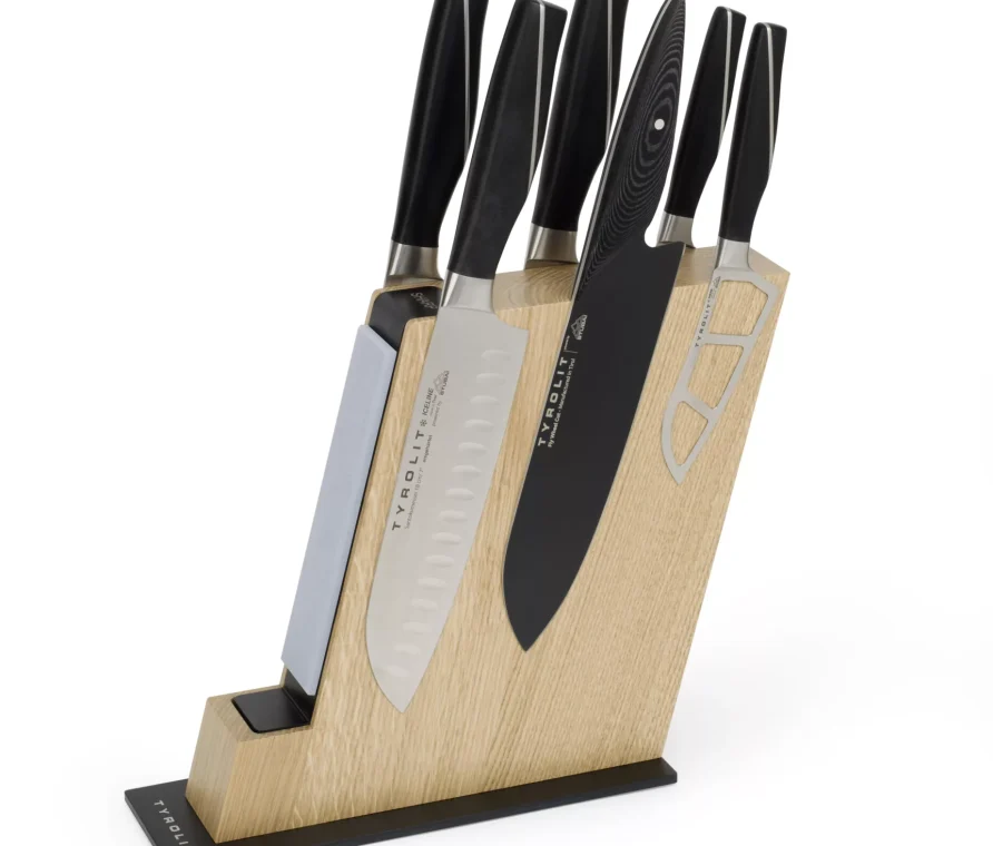 Tyrolit Messerblock Plus schwarz Messer TYROLIT Life Messerblock Plus schwarz mit Messern